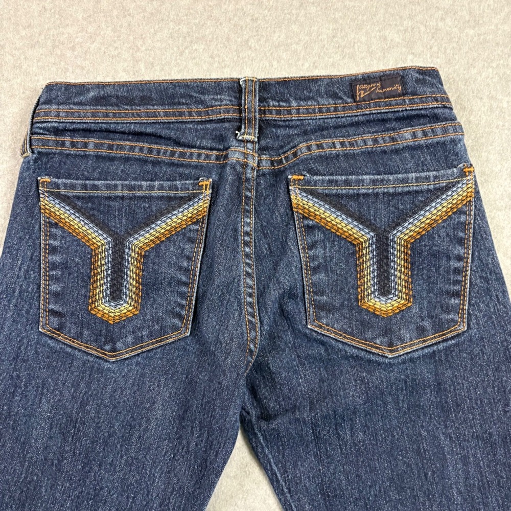Citizens of Humanity Ingrid Flare Jeans Venetian 164 Dark Wash Low Rise 26 28x32